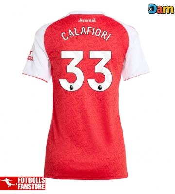 Arsenal Riccardo Calafiori #33 Hemmatröja Dam 2025-26 Kortärmad